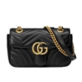 Gucci GG Marmont皮革黑色中号